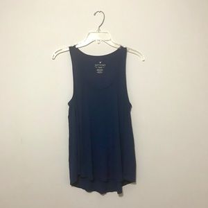 American Eagle Soft & Sexy Navy Blue Tank Top